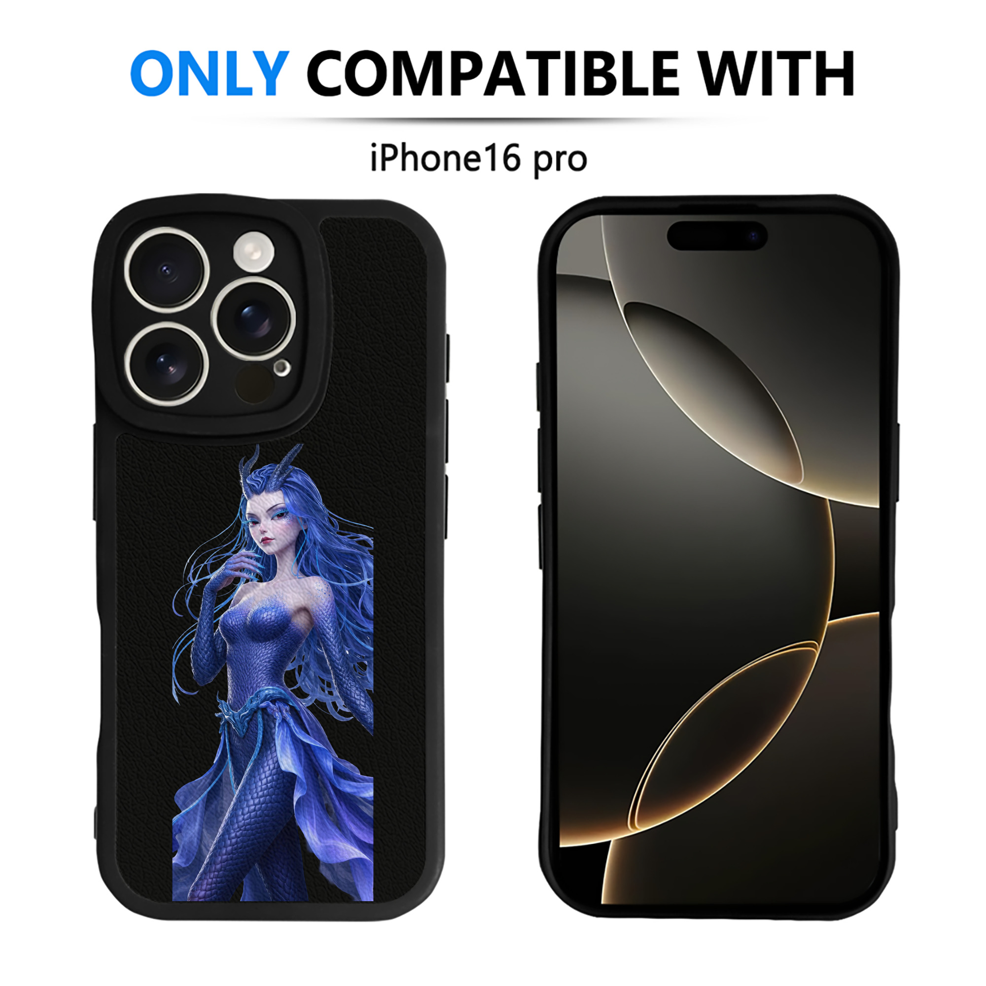 （画像用） Ne Zha 2 ナタ 魔童の大暴れ 【iPhone 16シリーズ対応】シリコンスマホケース（レザー調） 材質：シリコン